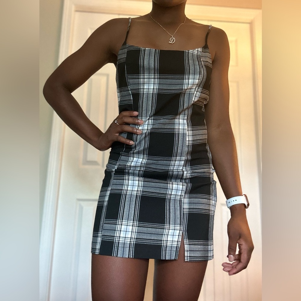 Plaid dress